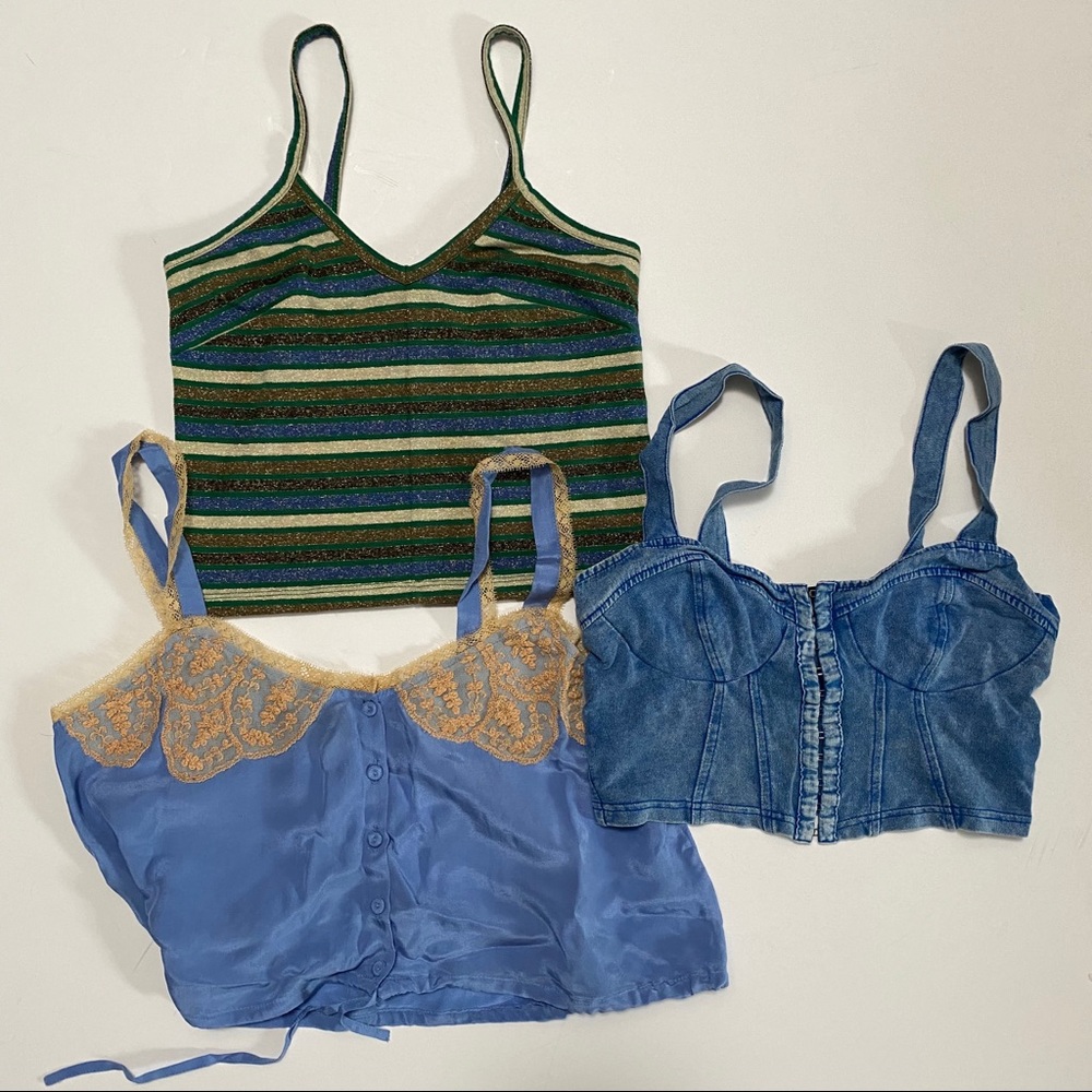 SOLD Topshop 3 piece tank bundle